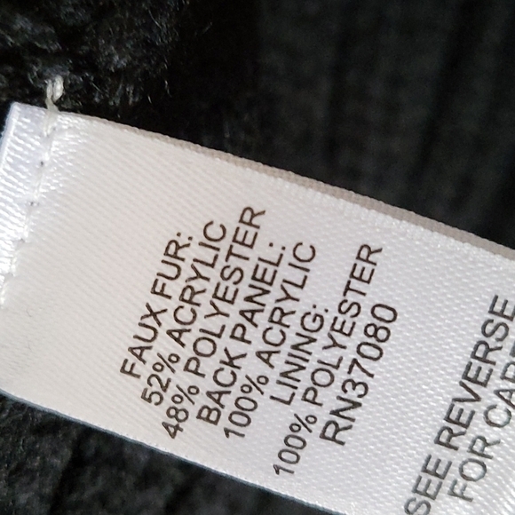 Cato brown and tan sleeveless faux fur vest with black knit back - Picture 15 of 15